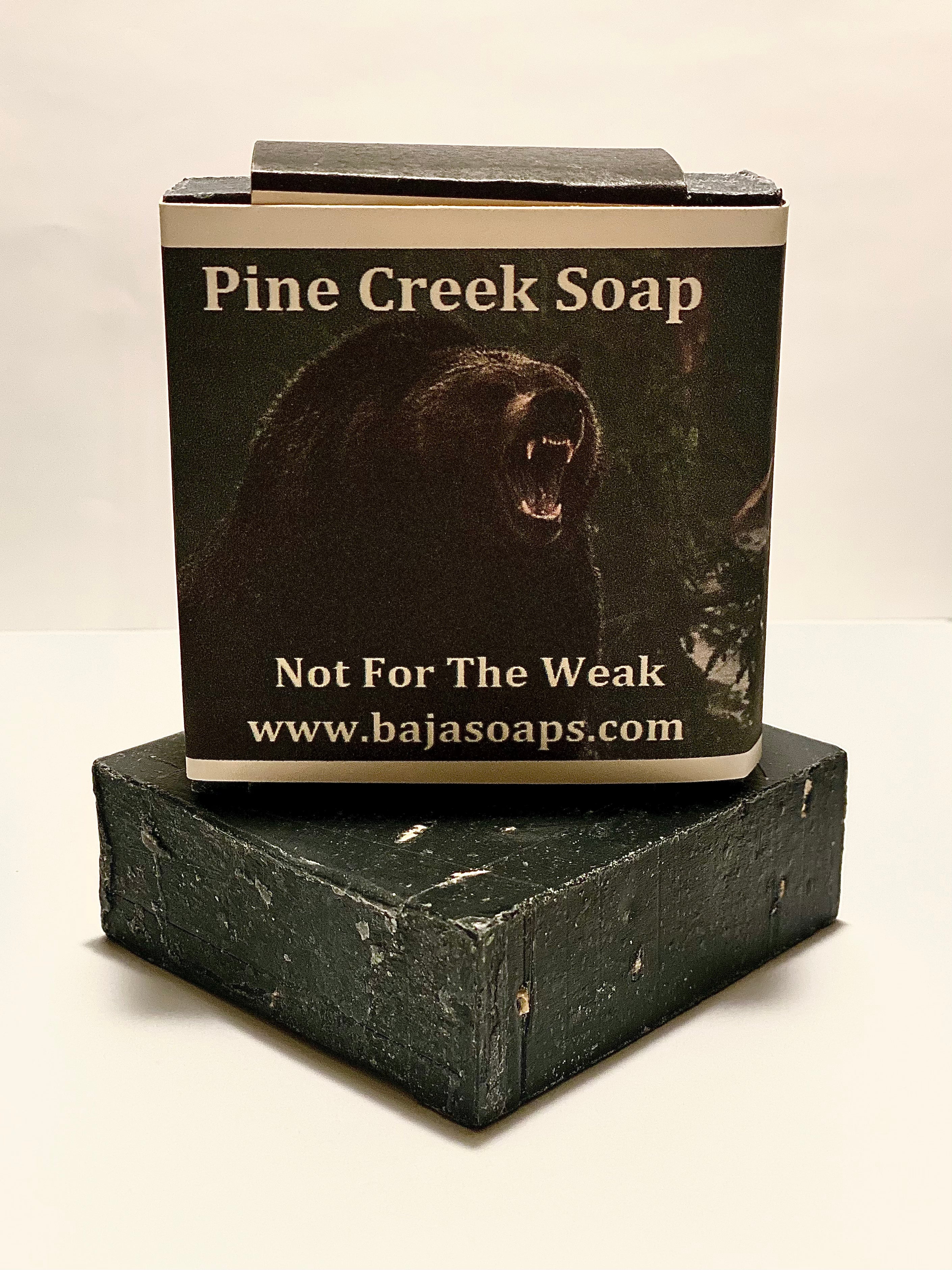 Aloe Handmade Pine Tar Soap Bar with Aloe Vera & Coconut Oil